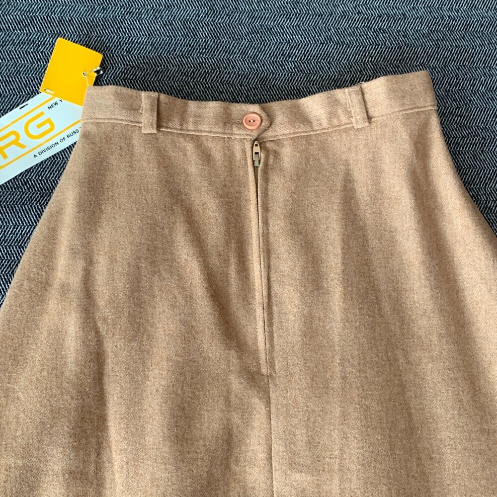Wool Blend Vintage Skirt Youth Kids Girls Size 8 Medium, 23" Waist - Picture 7 of 15